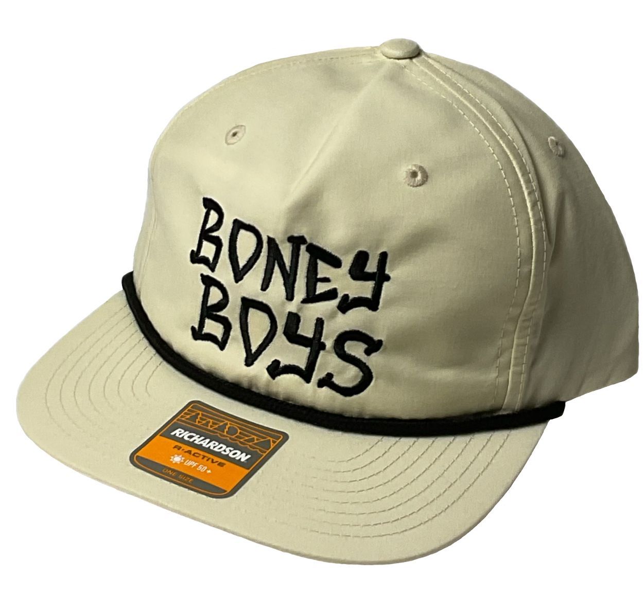 Creme W/ Black Richardson 256 hat