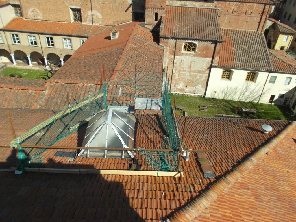 ponteggi edificio storico