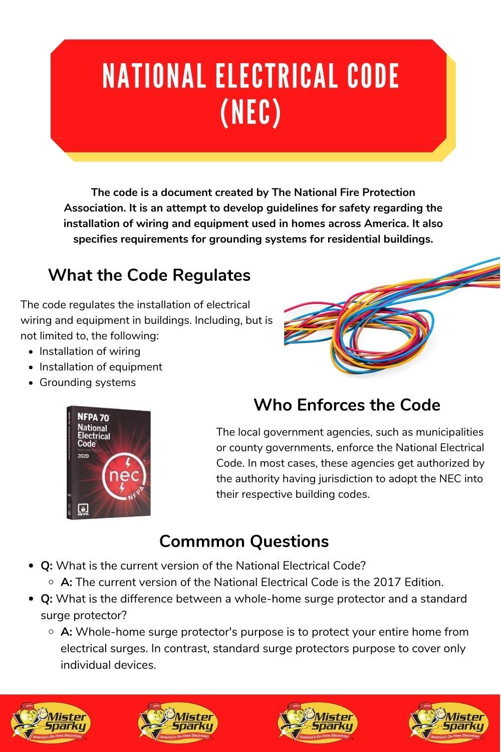 It is a brochure about the national electrical code.