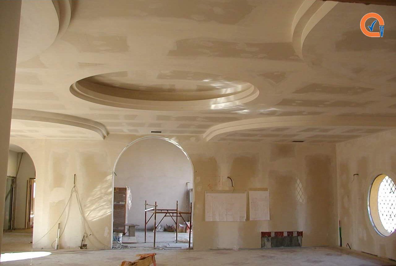 cartongesso per hall di un albergo