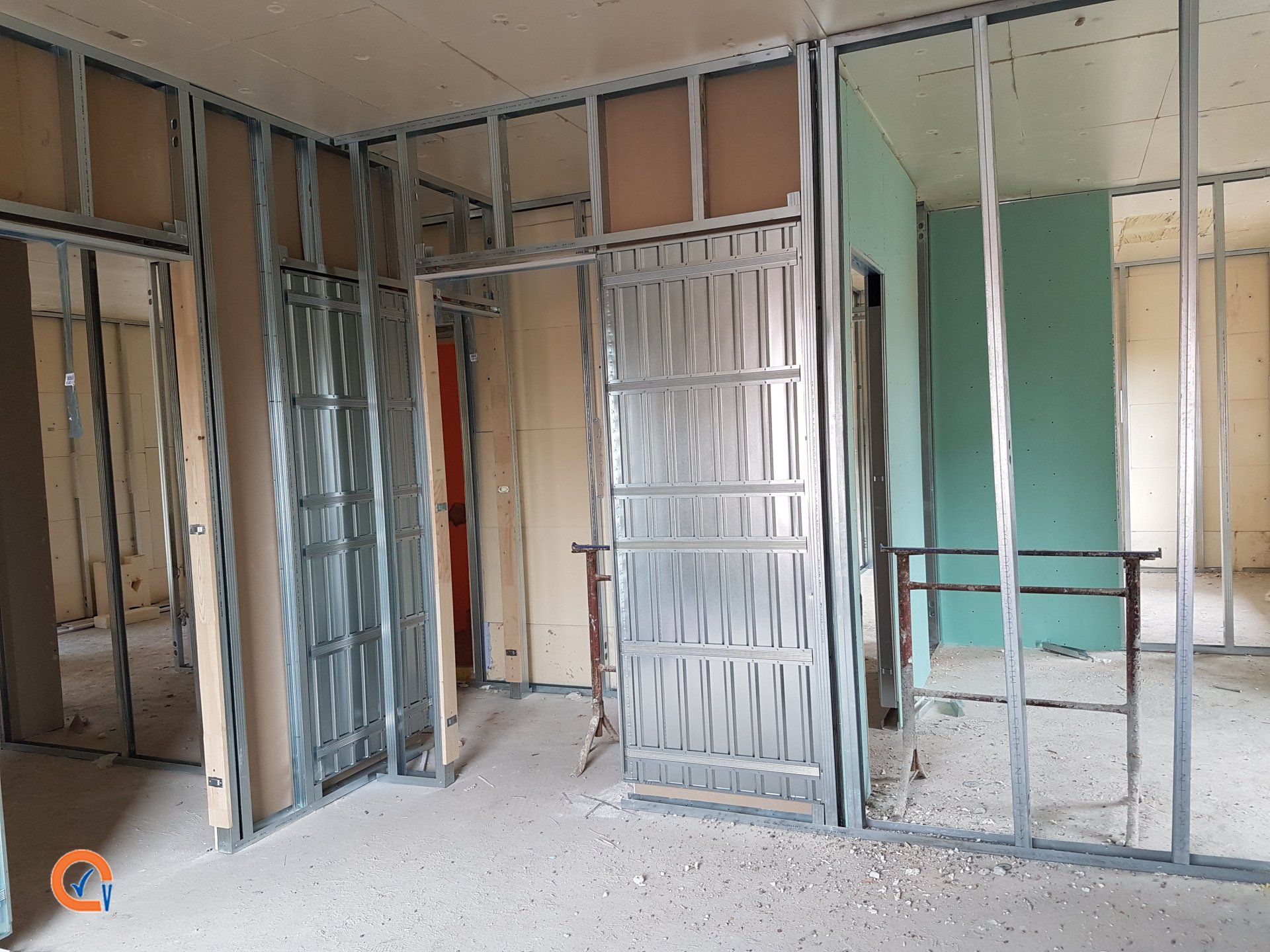 creazione parete in cartongesso