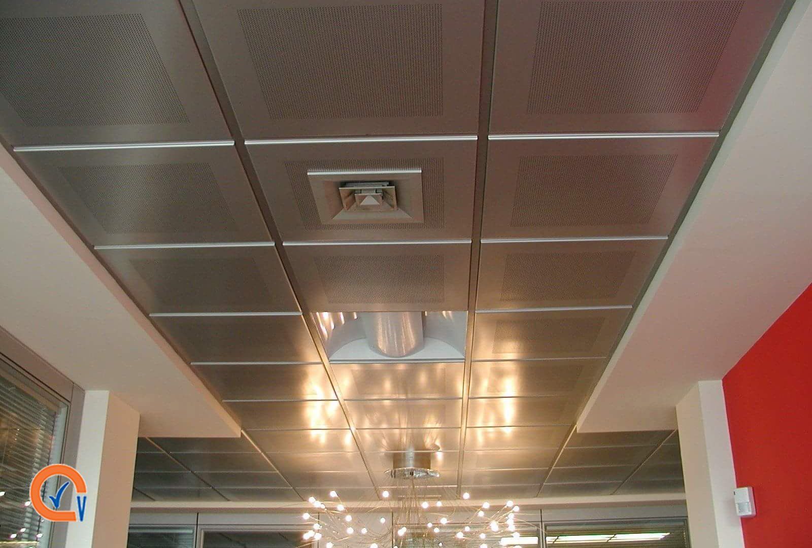 controsoffitto metallico