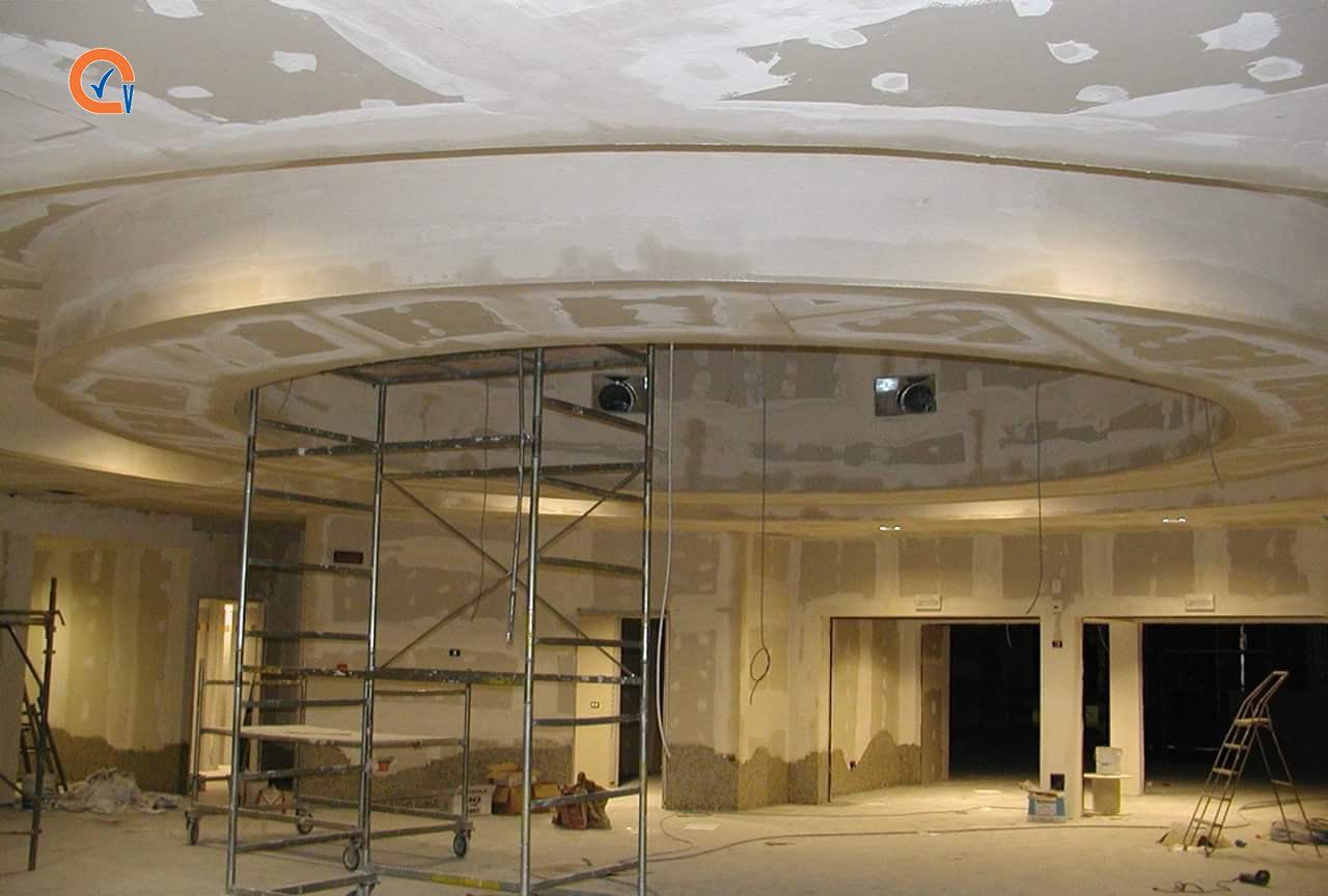 restauro interno di un cinema