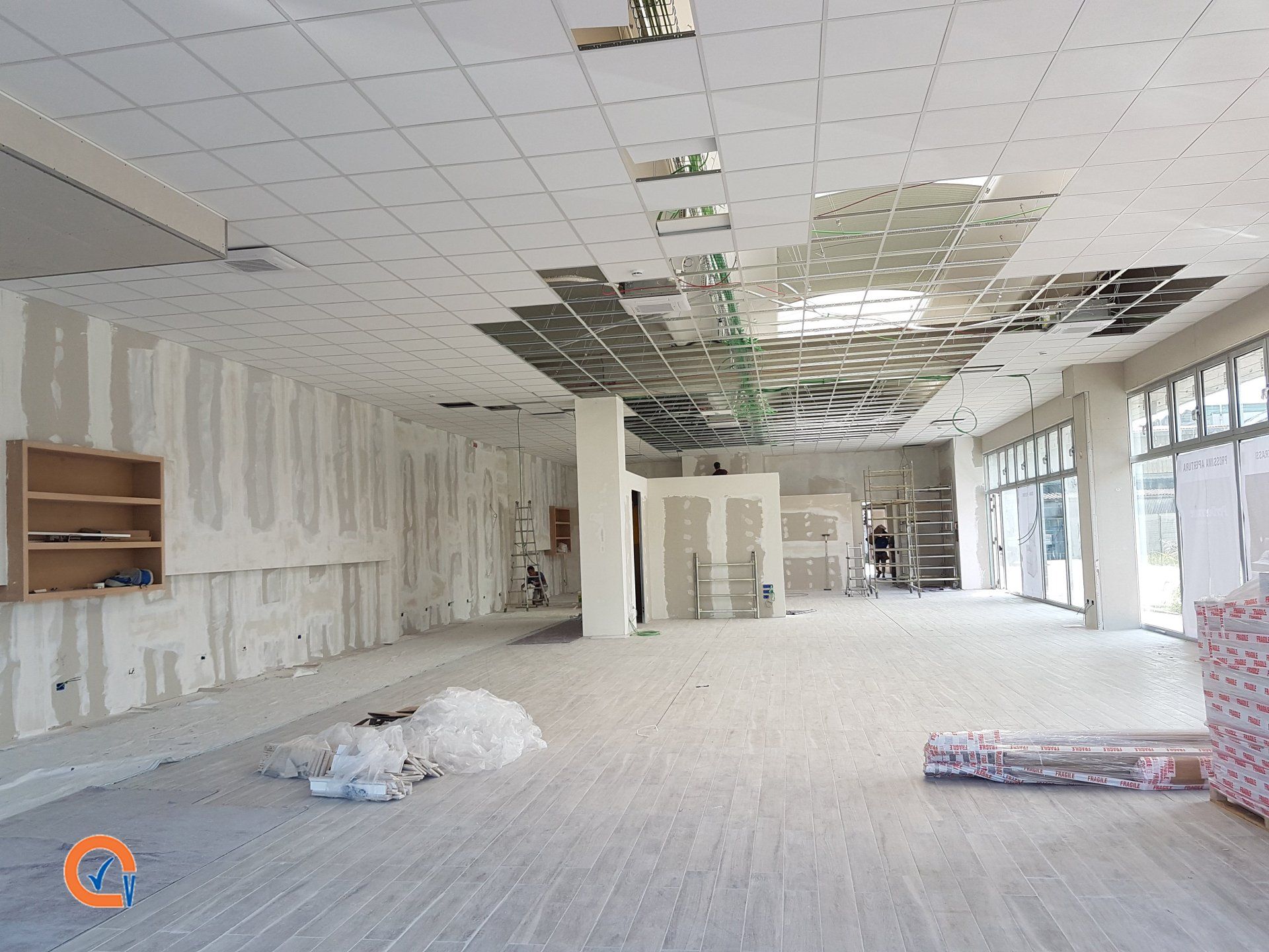 elementi in cartongesso per punto vendita