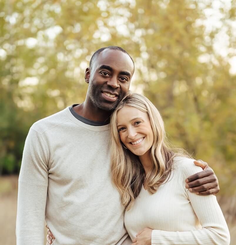 Stephanie Peacock and partner Duane King