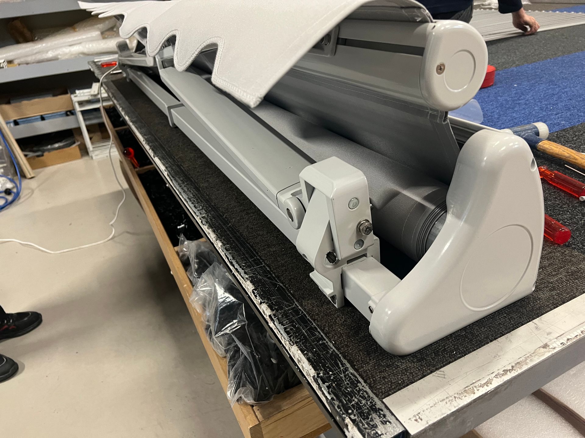 Atelier toiles solaires Ateluxe Genève