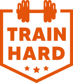 Train Hard Sticker Design