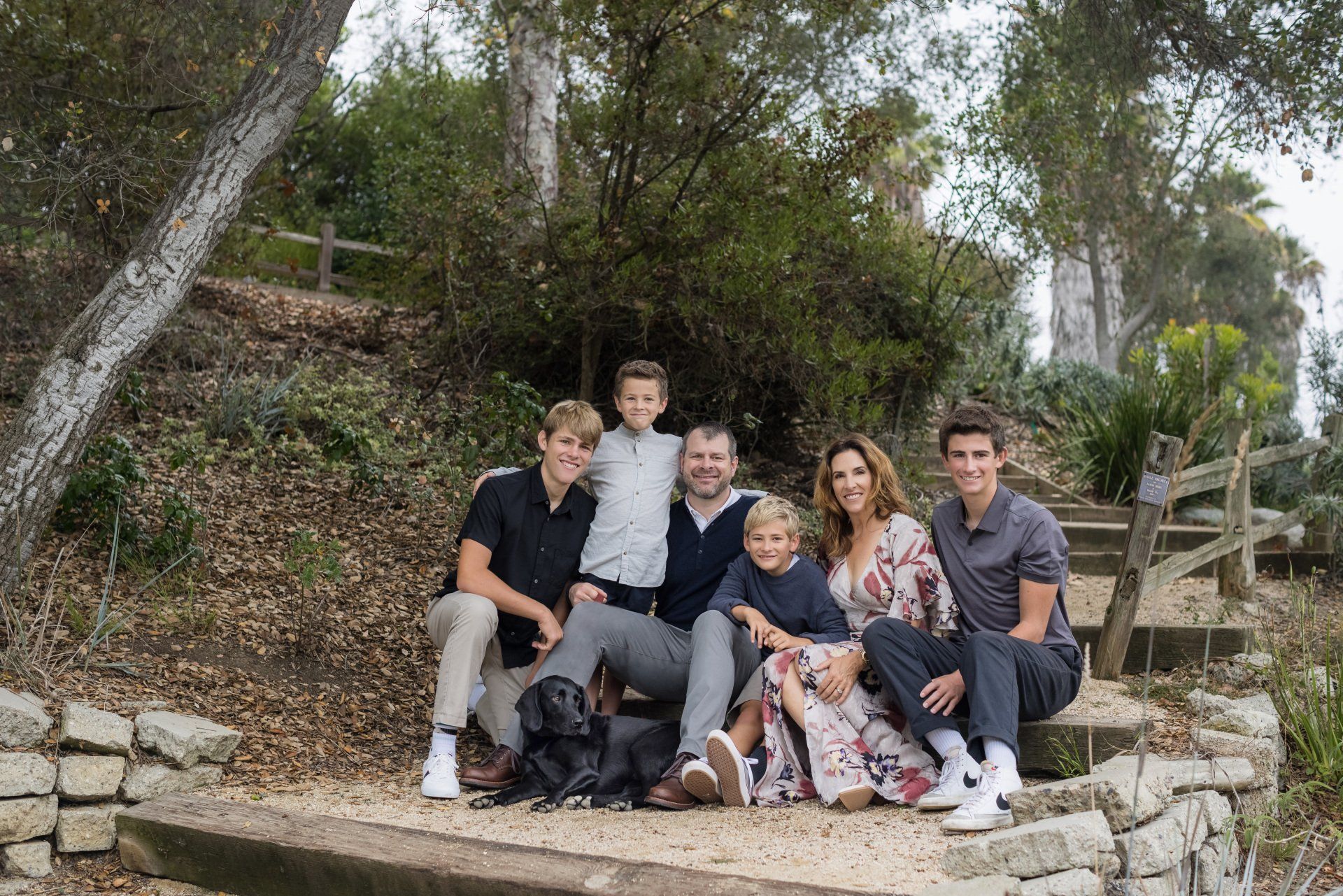 Fun family photography at the park in Orange County