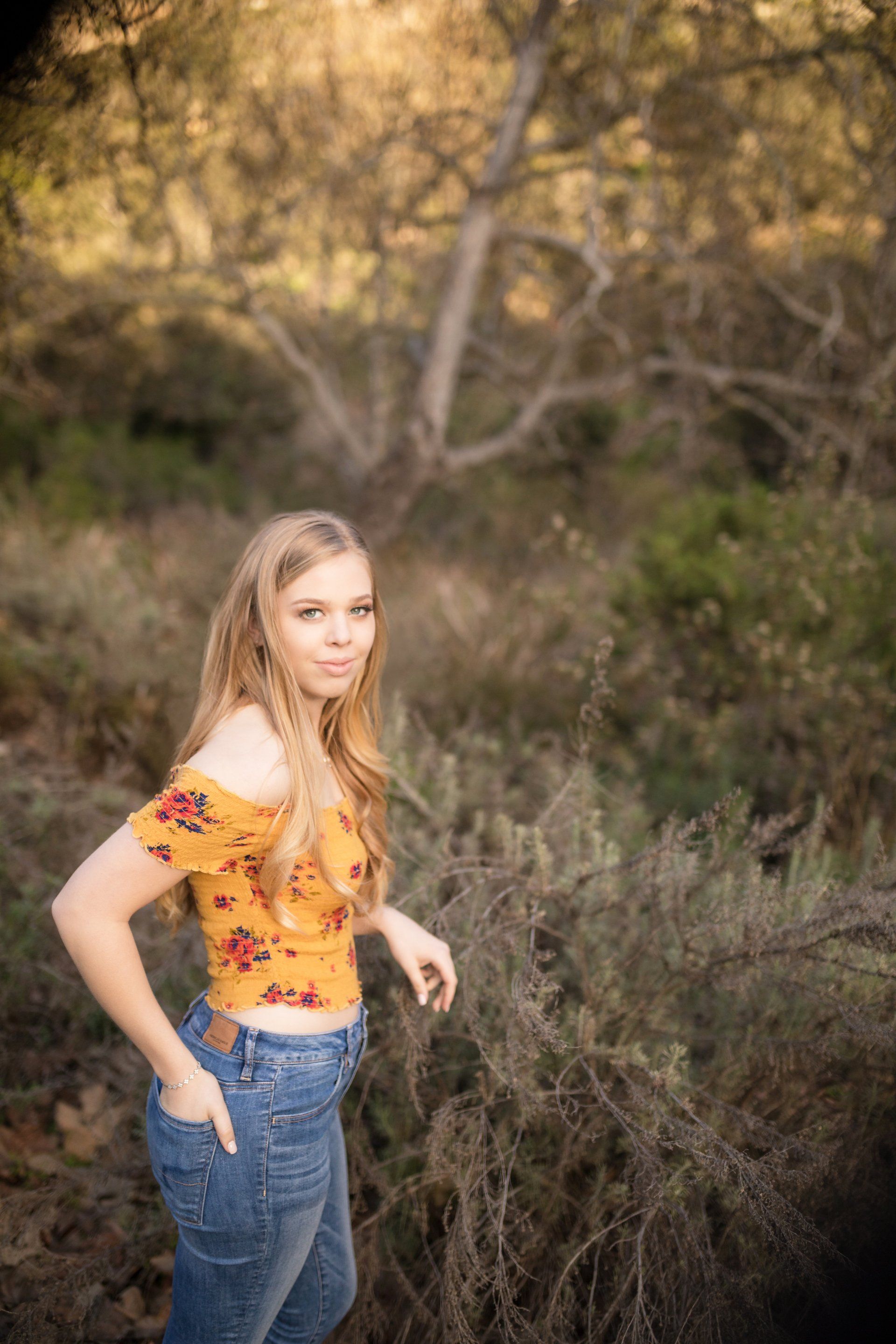 Sundress sophistication: high school senior girl's portrait session exudes class at Newport Beach