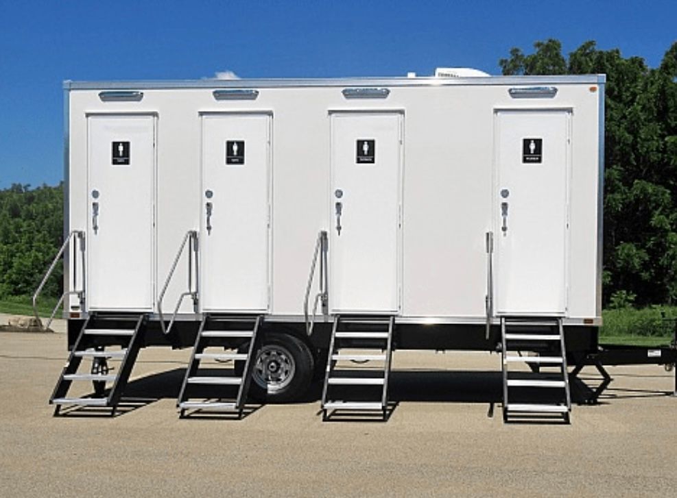 Portable restroom rentals for emergency's.