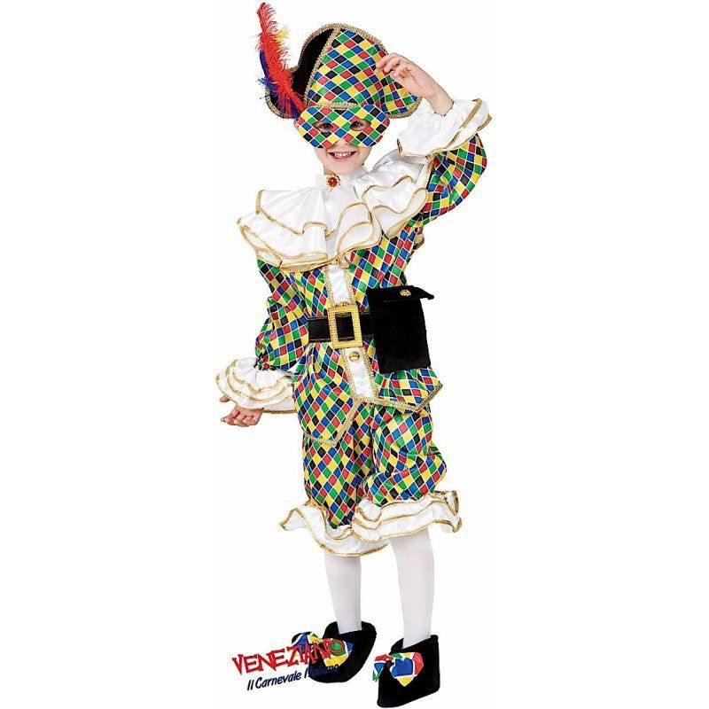 costume di carnevale arlecchino
