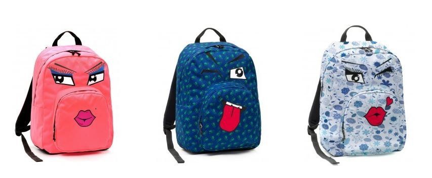 Facce su zaini
