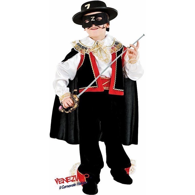 costume di carnevale zorro