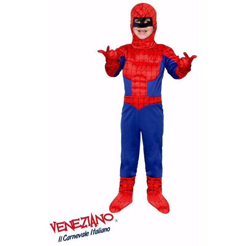 costume di carnevale da spiderman