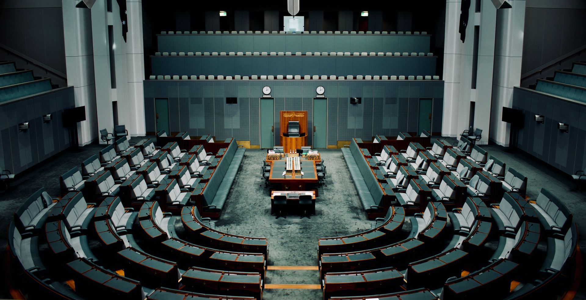 government meeting gathering with chairs