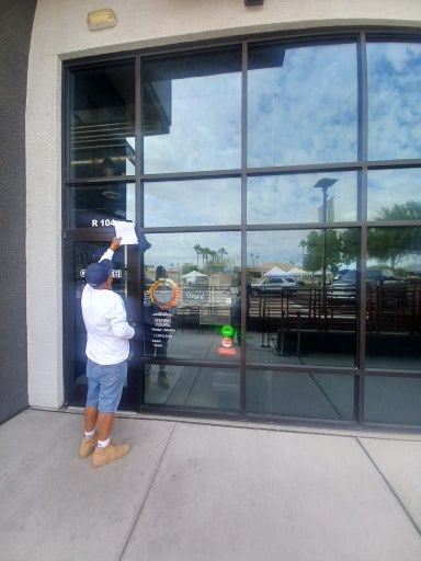 Phoenix retail facility receiving large commercial-grade windows