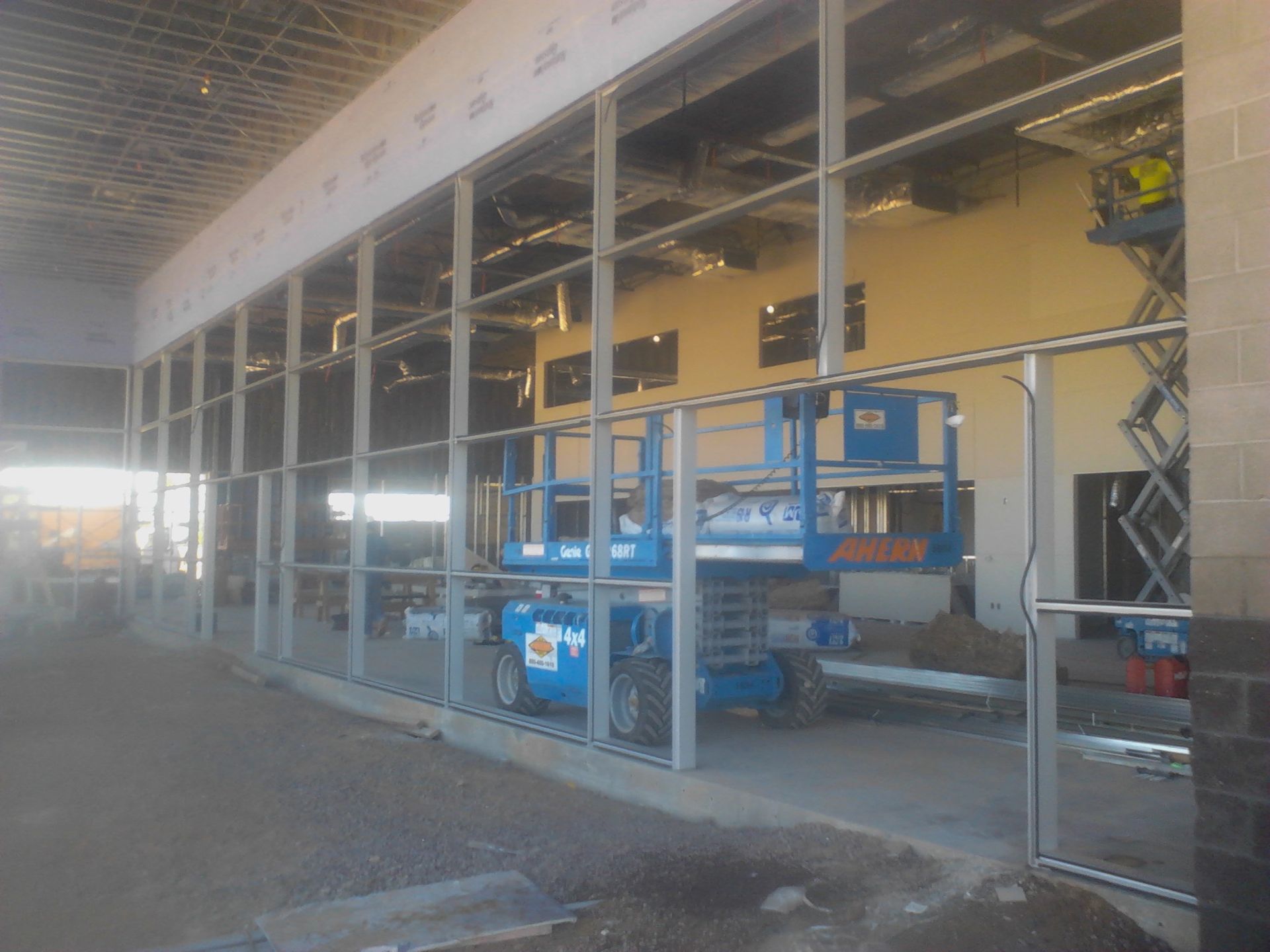 Phoenix commercial building upgrading structural glass façade