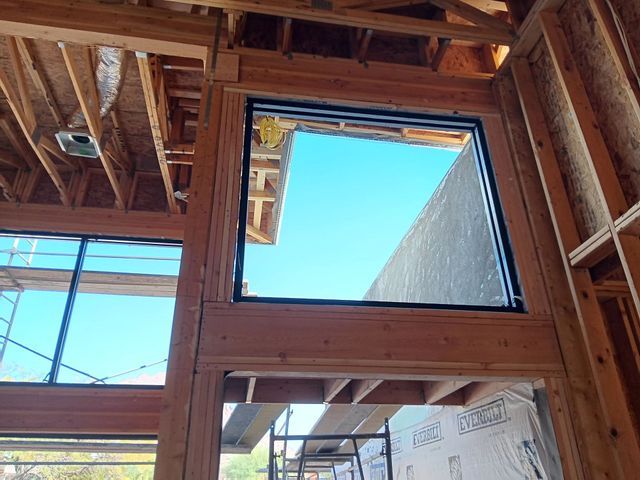 Custom window replacement for modern home in Gilbert