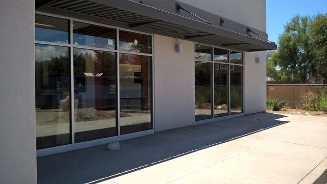 Phoenix business receiving custom storefront glass doors