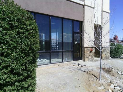 Glendale event center installing full-view decorative glass walls