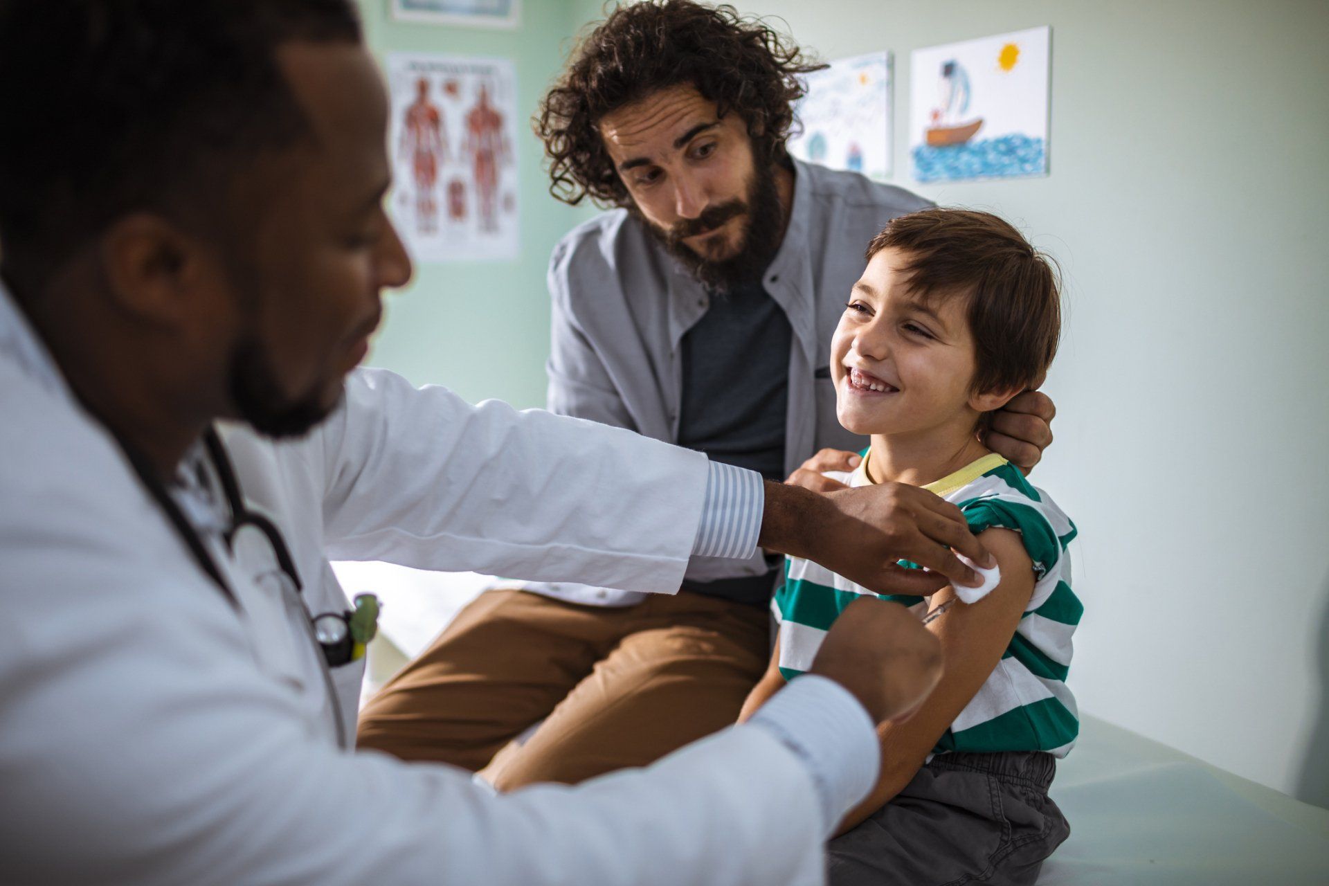 Young Male Patient Having Injection — Laurel, MD — Prosperity Clinic