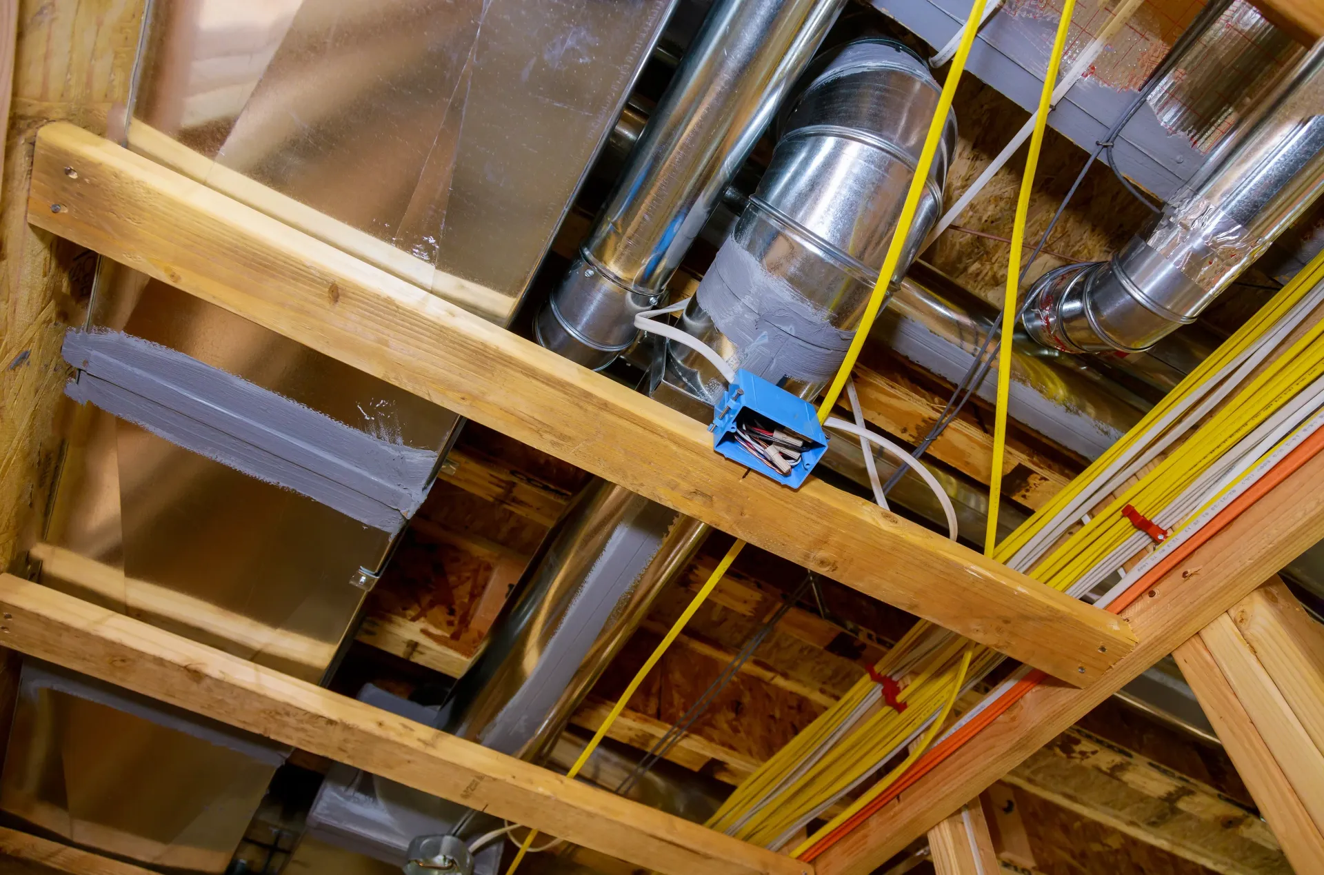 Contractor framed residential home with basic heating for EDM Home Services