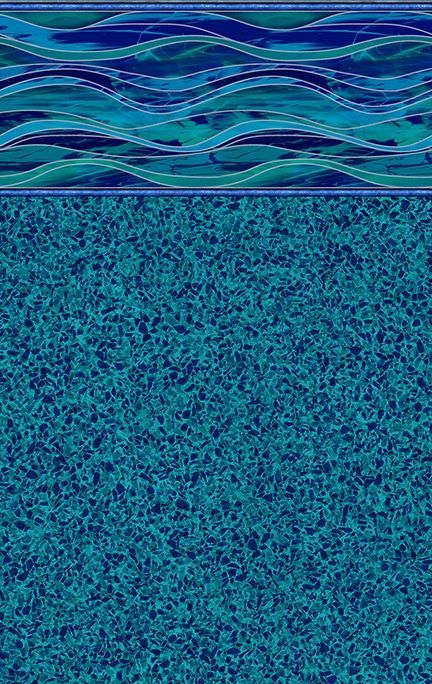 Aqua Wave Tile / Caribbean Quartz Floor
