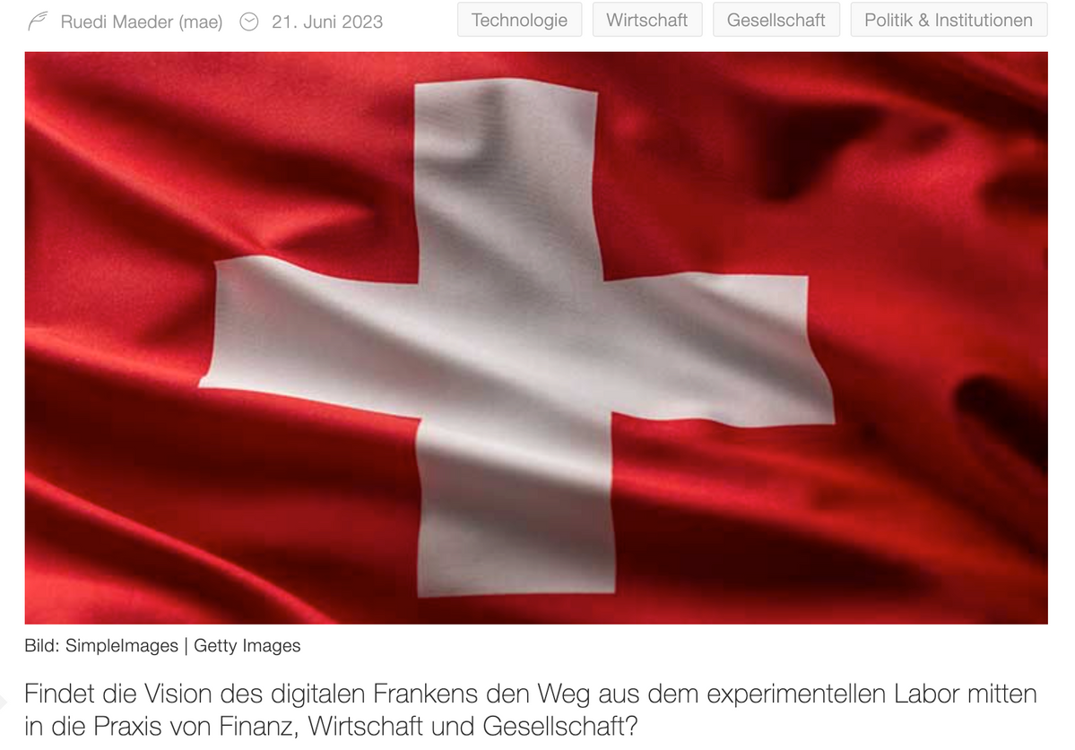 Schweizer Flagge als Symbolbild