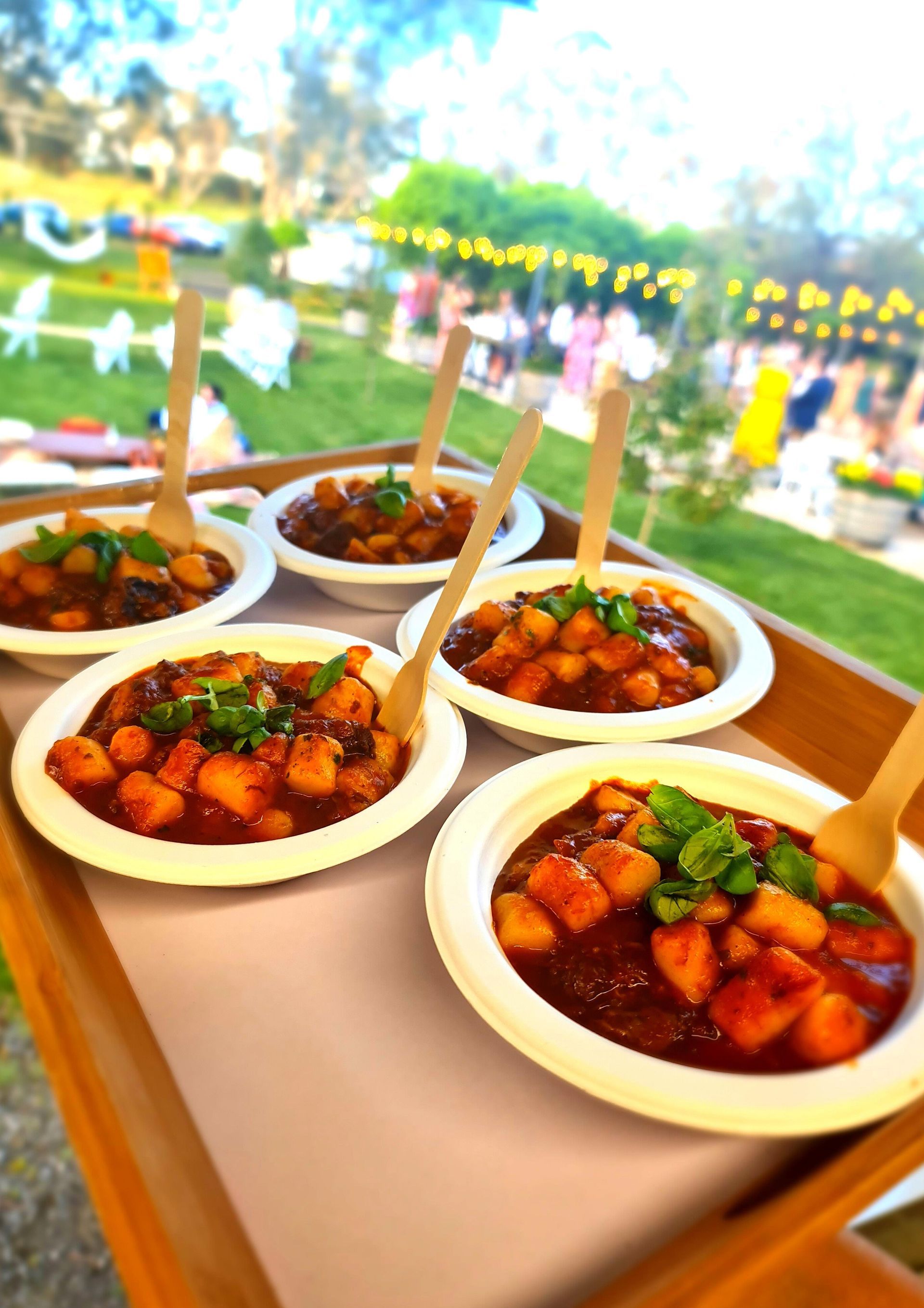 Catering experience with Pasta Face Hire