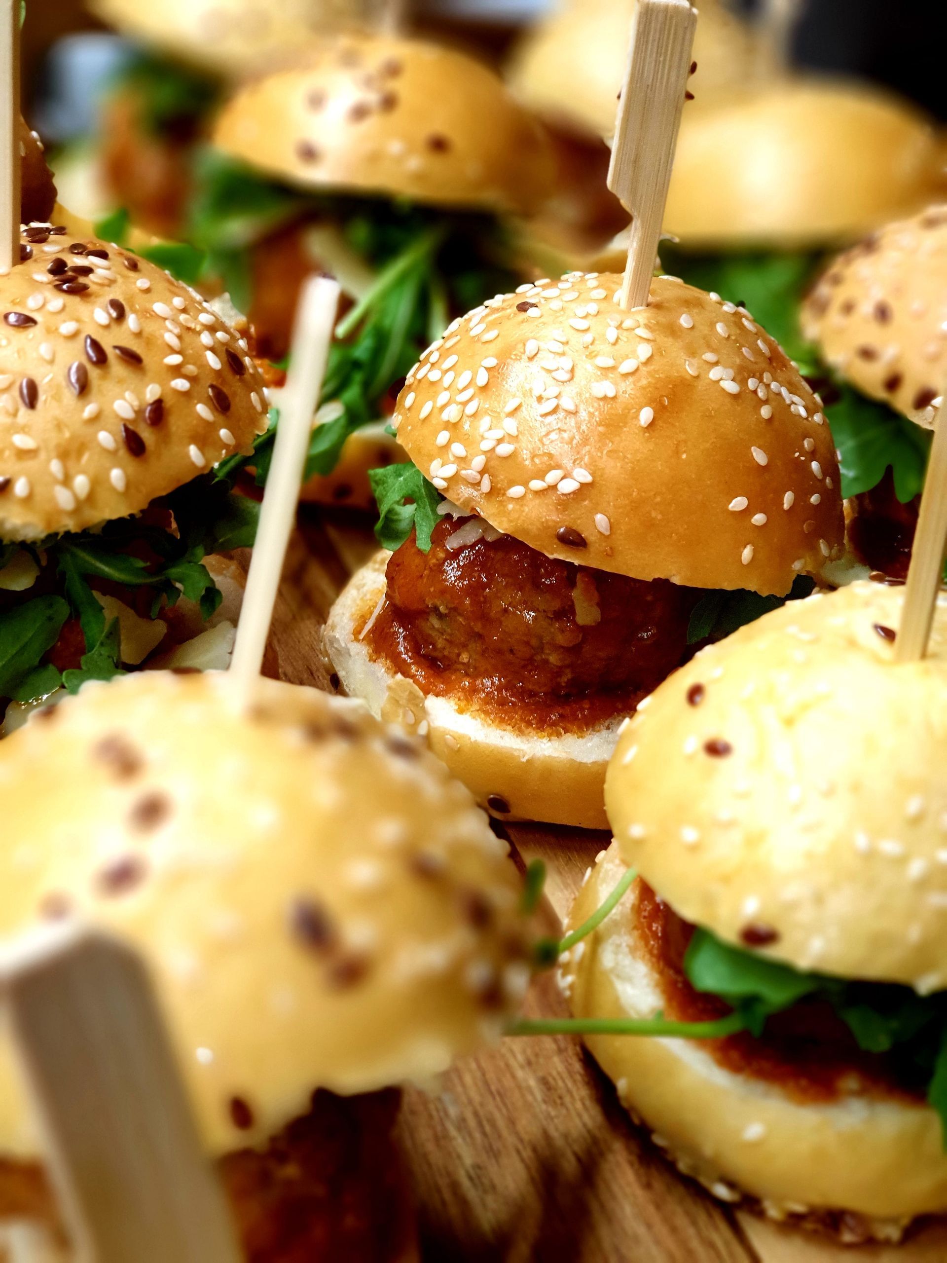 Meatball sliders - catering services