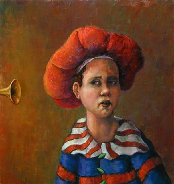 Anxious Little Prince, 2004 Oil on canvas, 34 
