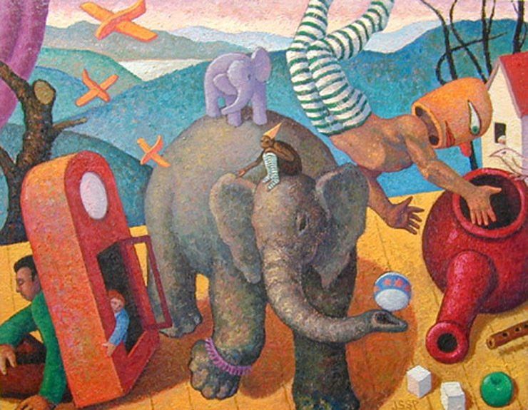 Circus, 2000 Oil on canvas, 66 