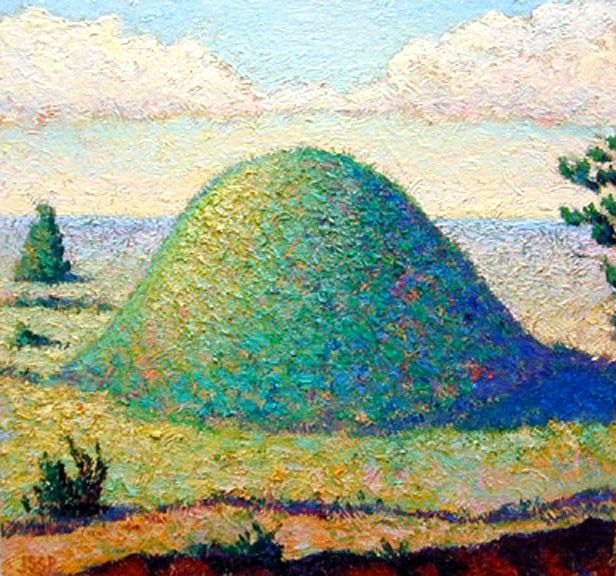 Hill, 2001 Oil on Canvas, 34 