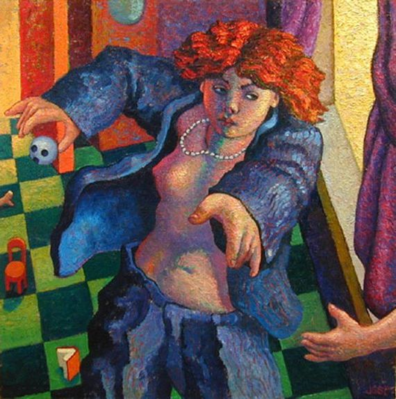 Sister, 2001 Oil on canvas, 60 