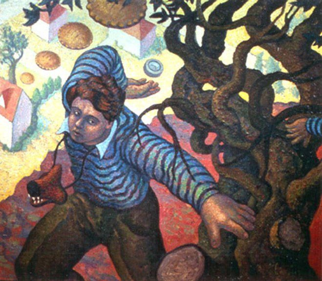 The Halloween Tree, 1998 Oil on canvas, 72