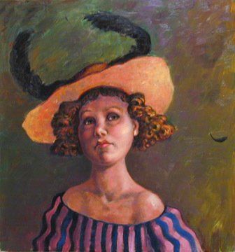 Haughty Young Girl, 2004 Oil on canvas, 34