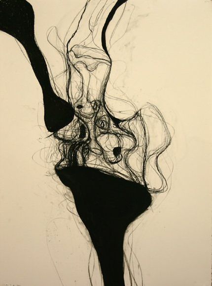 R and C 9-25, 2010, 30 in by 22 in, charcoal