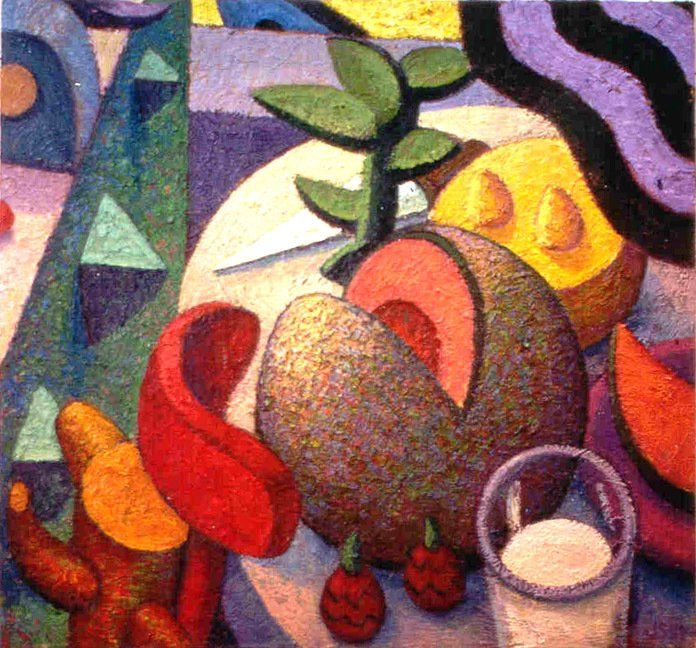 The Third Melon, 1999 Oil on canvas, 24