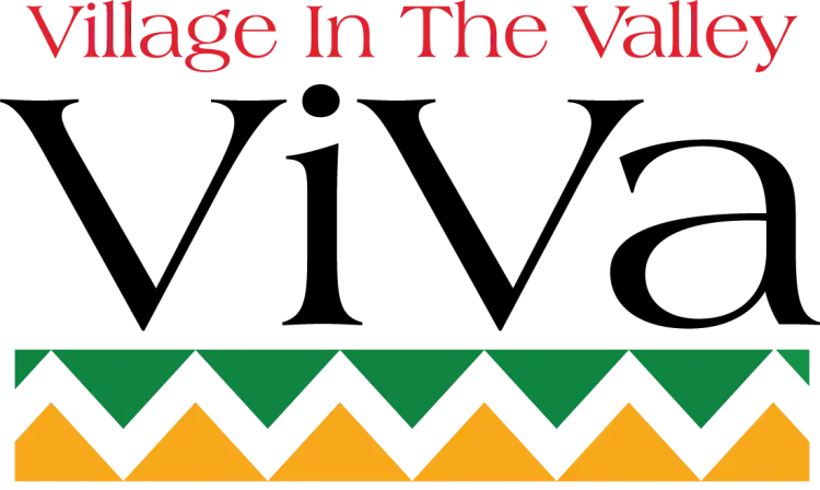 Logo for Village In The Valley with "ViVa"