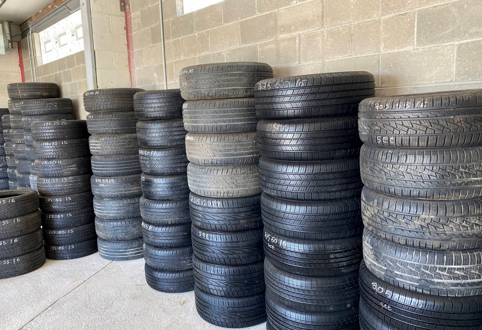Stack of Tires | TireTech Auto Services