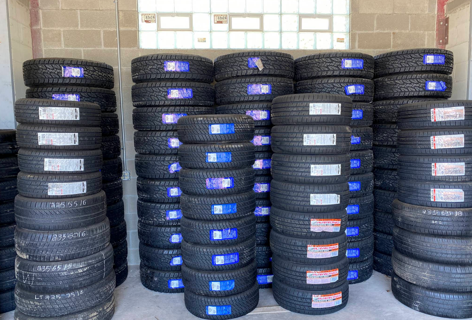 Stack of Tires | TireTech Auto Services