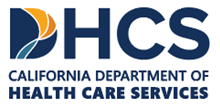 The logo for the california department of health care services