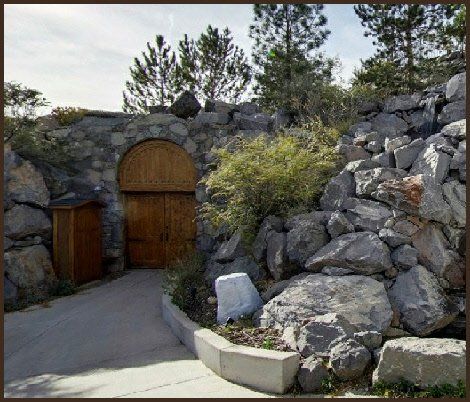Wine Cave Storage With Rocks And Trees — Reno, NV — Caughlin Ranch Storage