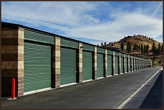 Self Storage Units With Brick Wall — Reno, NV — Caughlin Ranch Storage