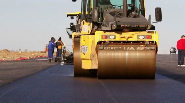 Yellow Truck — Canton, MI — Hard Top Paving & Sealcoating
