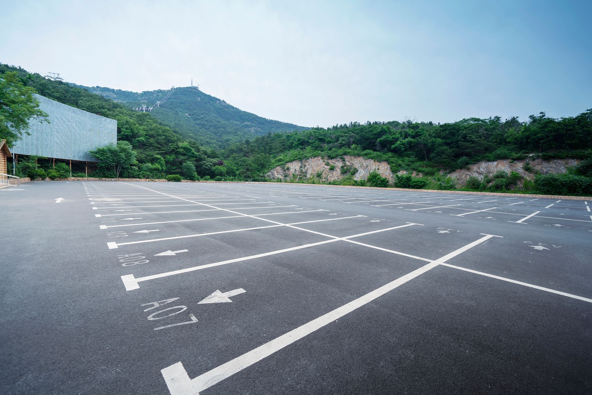Large Parking Lot — Canton, MI — Hard Top Paving & Sealcoating