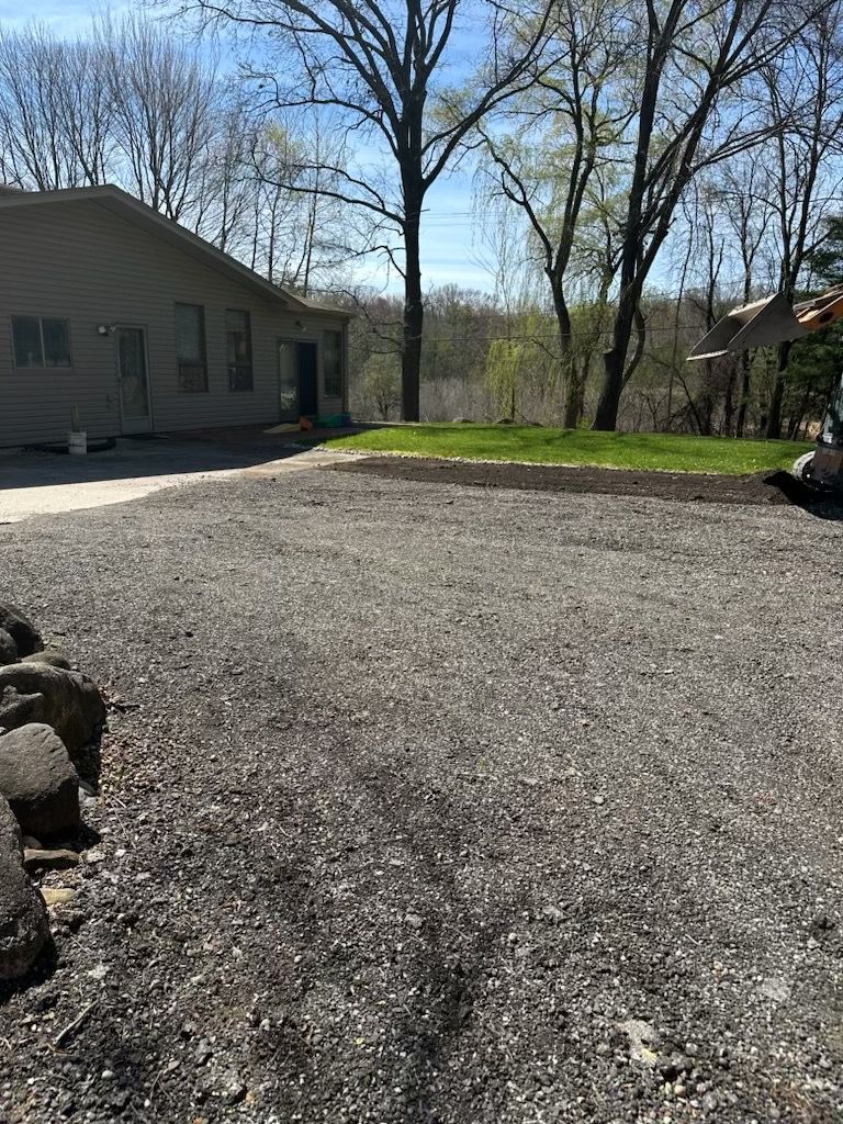 House With Trees - Canton, MI - Hard Top Paving