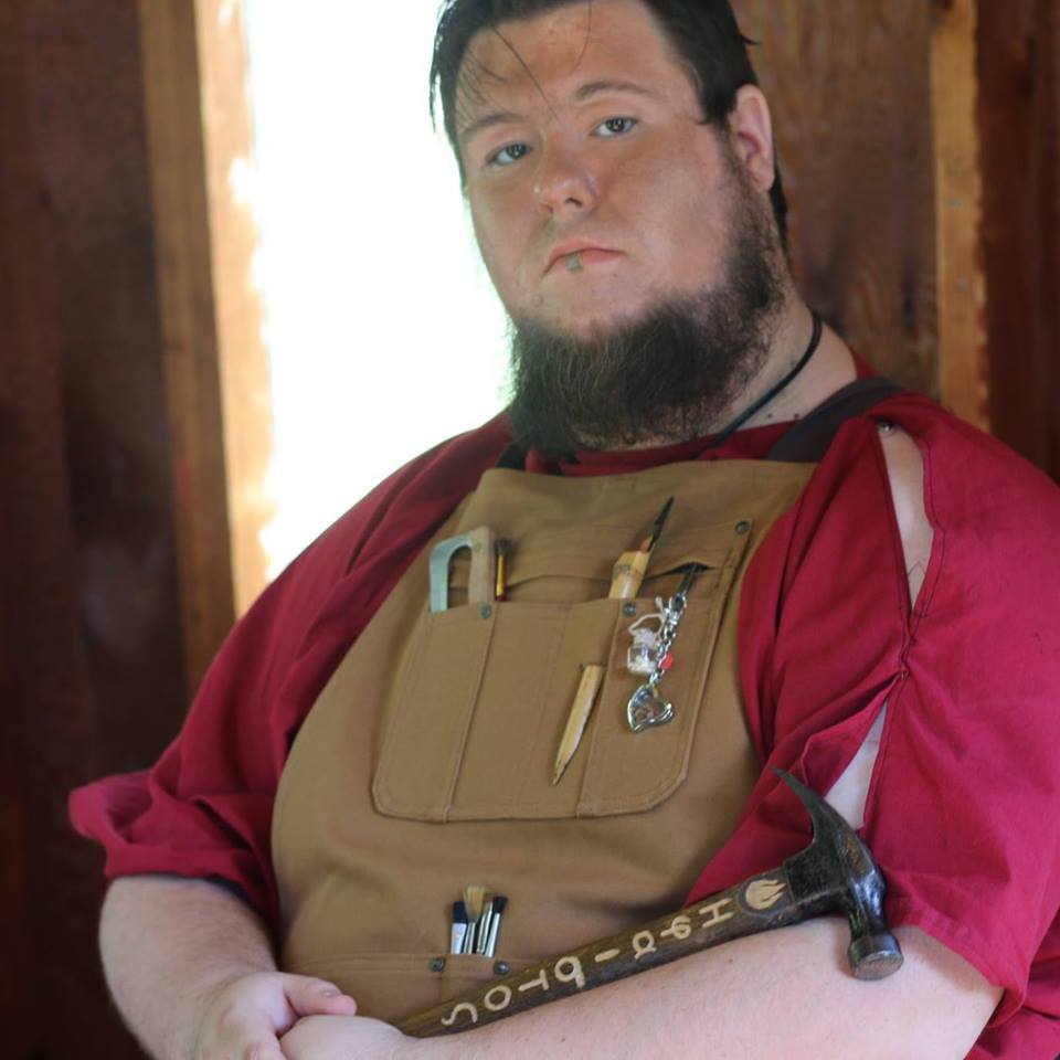 Nikodaemus Shadowsky representing Haphaestus.