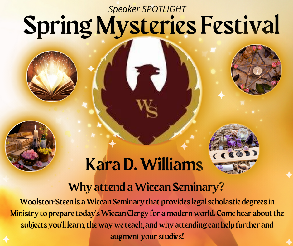A poster for the spring mysteries festival by kara d. williams