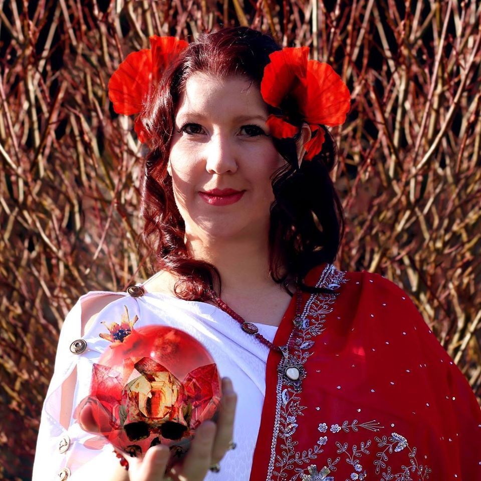 Mary Malinski, representing Persephone.